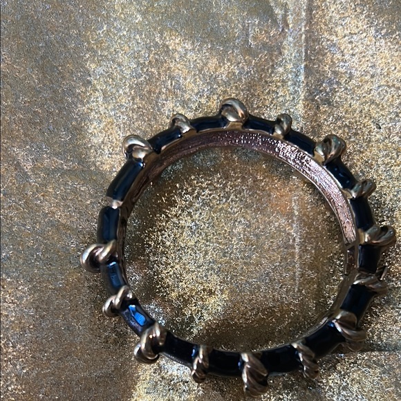 Banana Republic Black and Gold Bracelet with Intricate Design - Picture 3 of 6